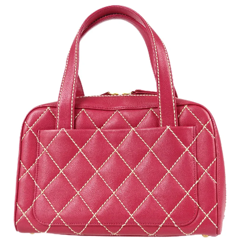 Chanel bags with exclusive seasonal designs and materialsChanel Wild Stitch Handbag Pink