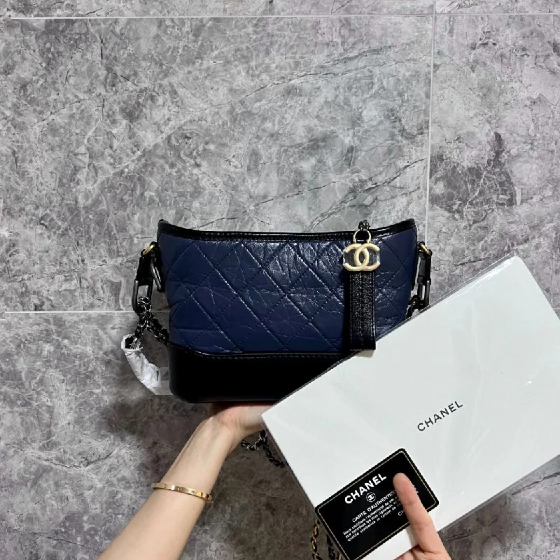 Chanel bags with exclusive seasonal designs and materialsBNIB Chanel Small Gabrielle Calfskin Navy Blue No 29