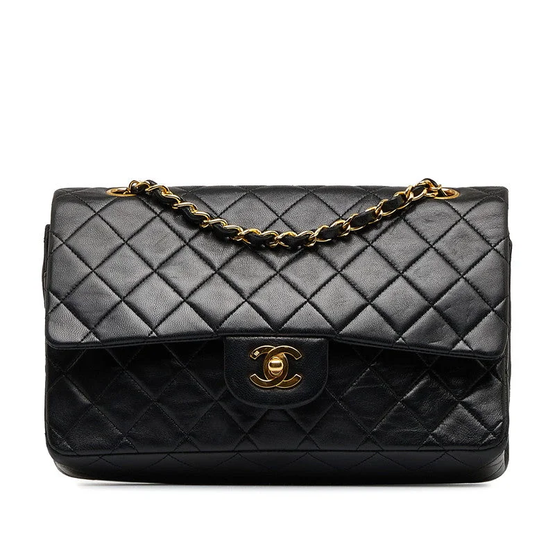 Chanel bags with exclusive seasonal designs and materialsChanel Matrace 25 Double Flap Chain houlder Bag Black   Chanel