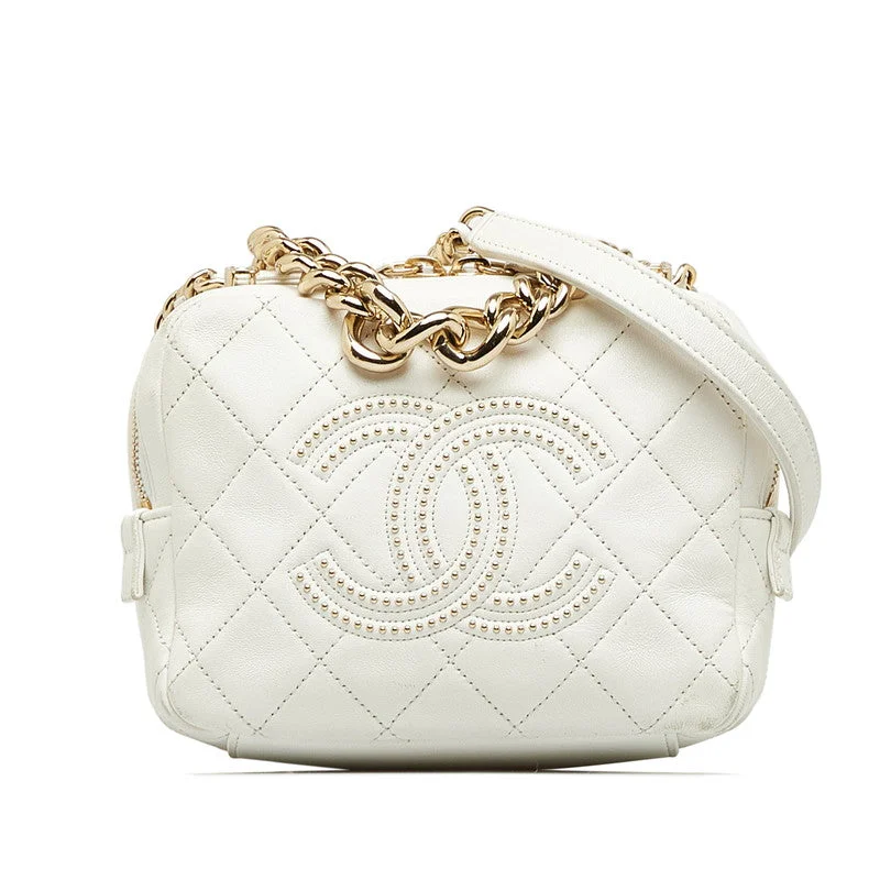 Chanel bags with exclusive seasonal designs and materialsChanel Matrases Cocomark tands Chain Handbags Shoulder Bag White   CHANEL