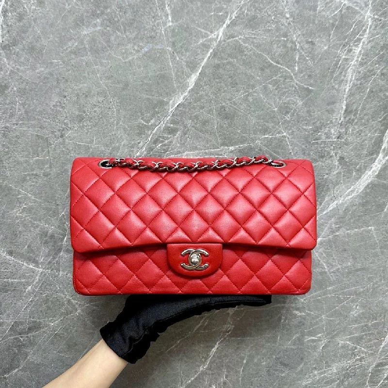 Chanel bags with exclusive seasonal designs and materialsLambskin Red SHW No 19