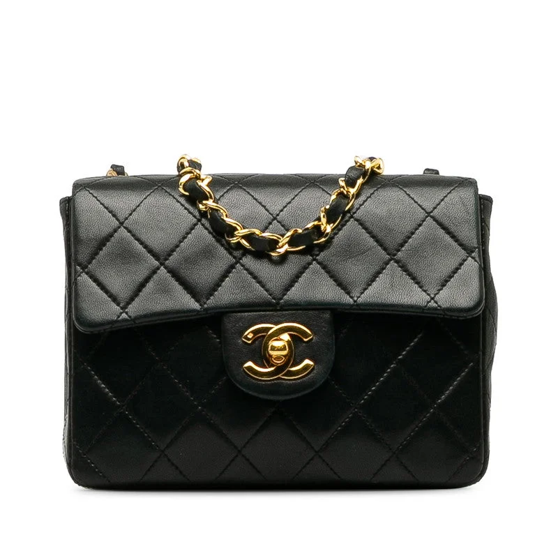 Chanel bags with exclusive seasonal designs and materialsChanel Mini Mattress Chain houlder Bag Black   Chanel