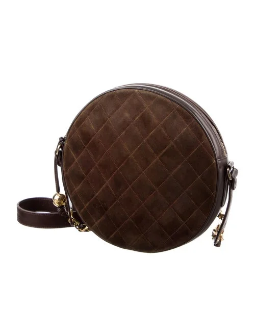 Chanel bags with exclusive seasonal designs and materialsChanel Vintage Round Crossbody Bag