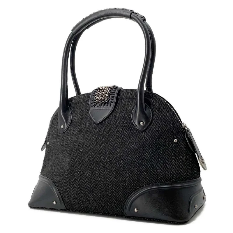 Christian Dior tote bags with a printed Dior logo on the frontDior Chain flap Tote Bag Black Wool  Leather